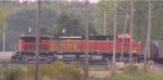 BNSF coal train DPU